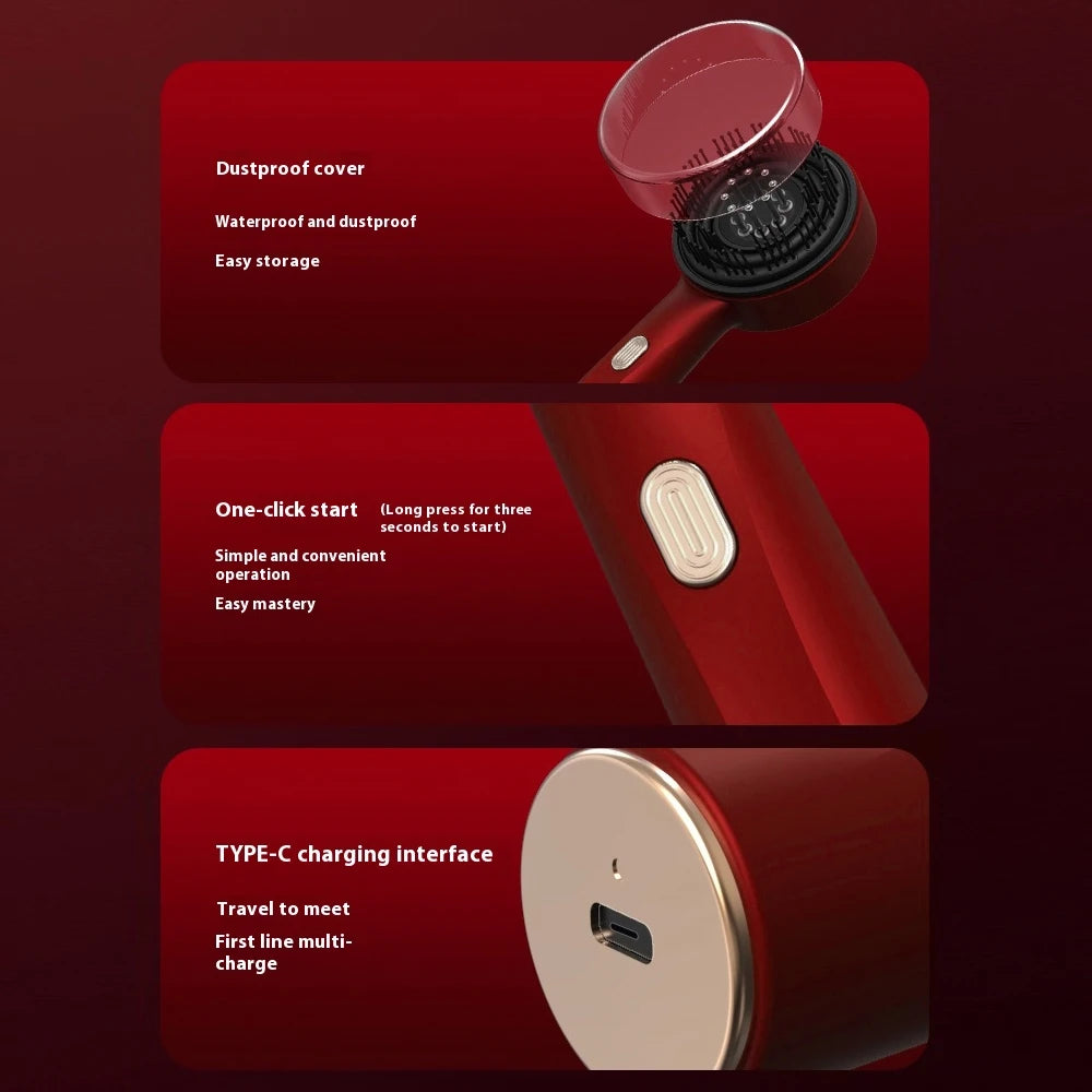 Luminex 3 Modes Electric Vibration Massage Comb